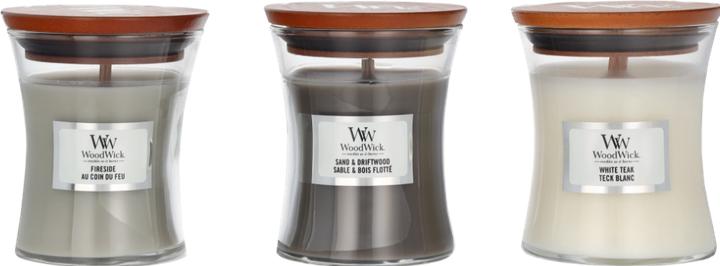 Produktbild WoodWick Giftset 3 Mini Jar Woody (85 g)
