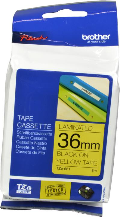 Immagine prodotto Brother Tze-661 (3.60 cm, Giallo, Nero)