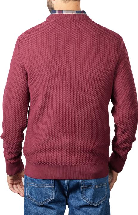 Actual product image GANT Cotton Texture Pullover Crew Neck Red Shadow (L)