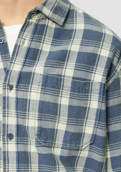 Produktbild S.Oliver Hemd Regular Fit: Gewaschenes Flanell-Hemd mit Karo-Muster (S)