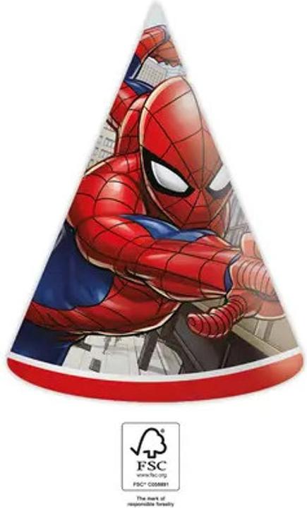 Produktbild Procos Spiderman Party-Hüte Crime Fighter (6 Stück)