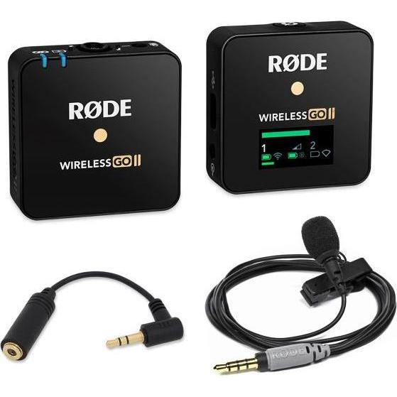 RØDE Wireless GO II Single mit Smartlav mit ADP03, Mikrofon