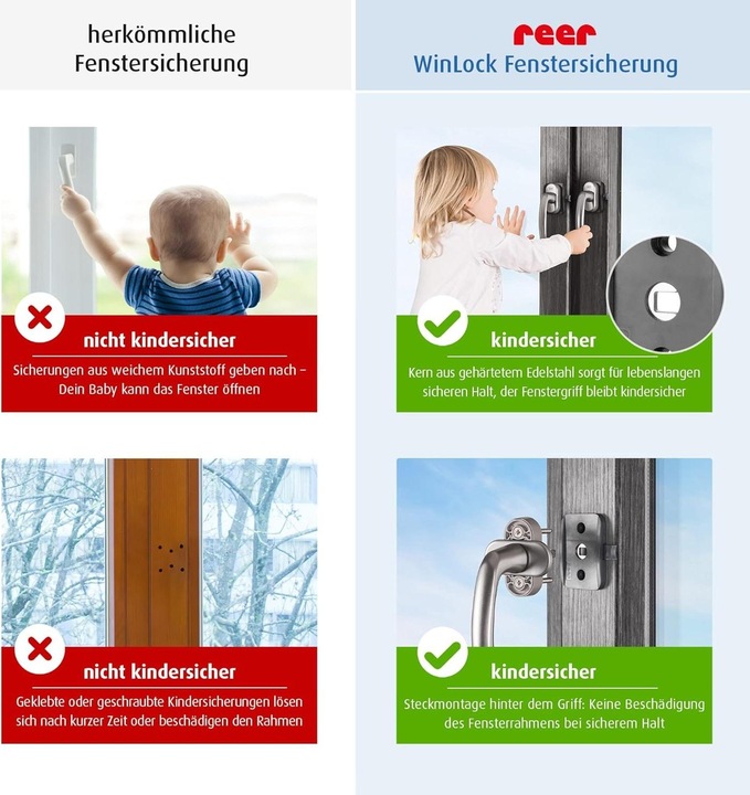 Actual product image Reer Window and balcony door security