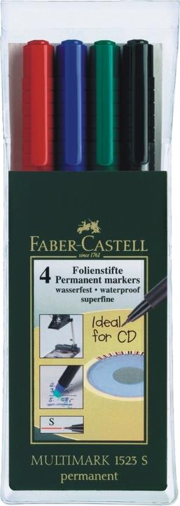 Productafbeelding Faber-Castell Overhead Pen Multimark Permanent (Veelkleurig, 0.40 mm, 4 x)