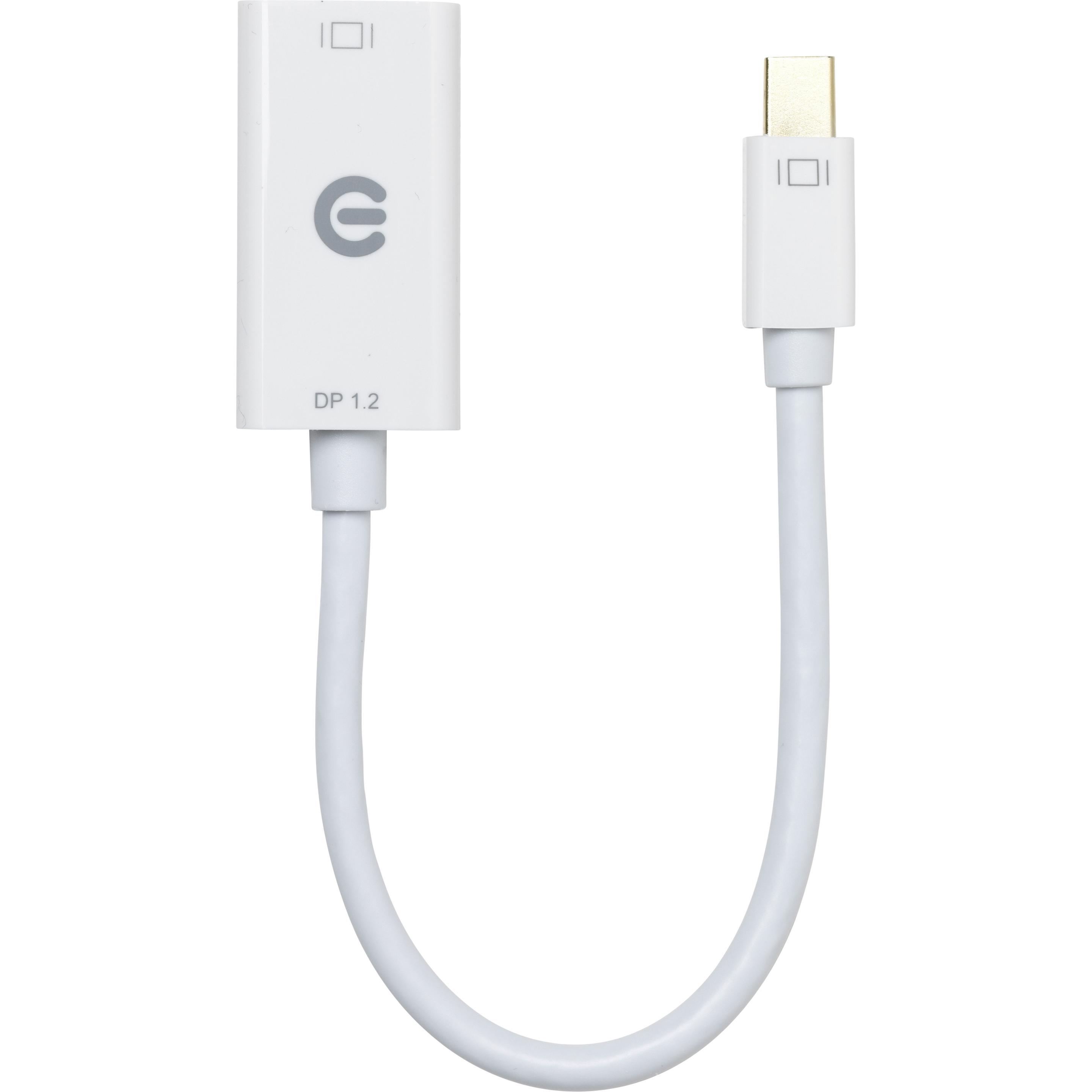 eSTUFF Mini DP - HDMI Adapter ist 0,15 m Mini DP Stecker - HDMI Buchse (Mini DP, HDMI, 15 cm), Data + Video Adapter, Wei...