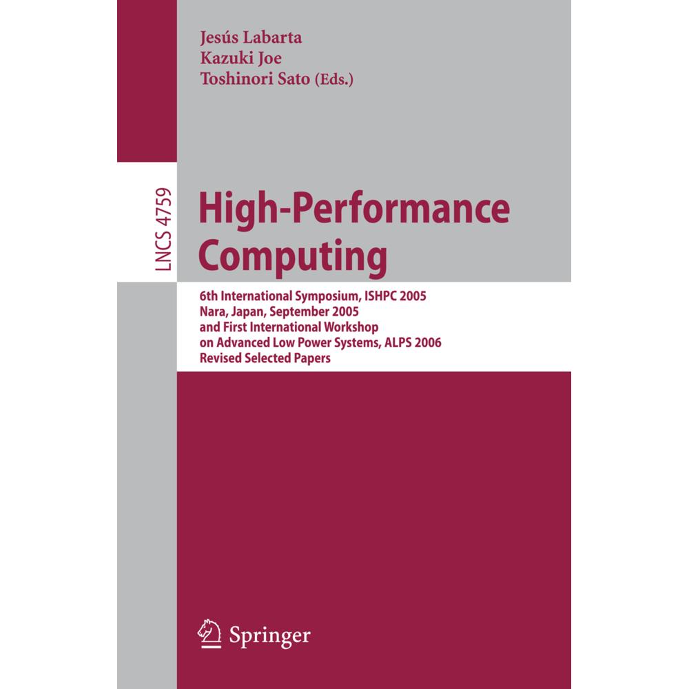 High-Performance Computing, Fachbücher von Jesus Labarta, Toshinori Sato, Kazuki Joe