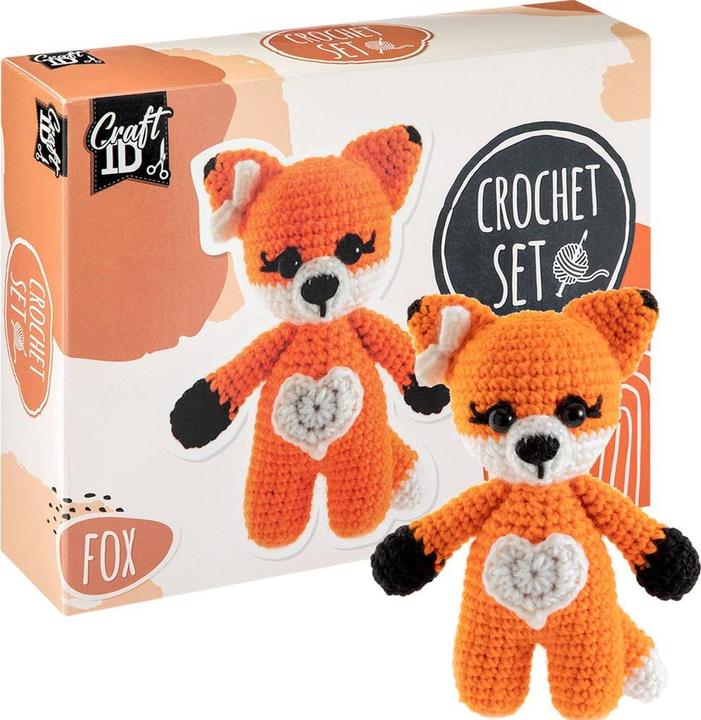 Image du produit Legind Craft ID - Crochet kit fox, 13x8.5x17cm - (K-CR1700/GE)