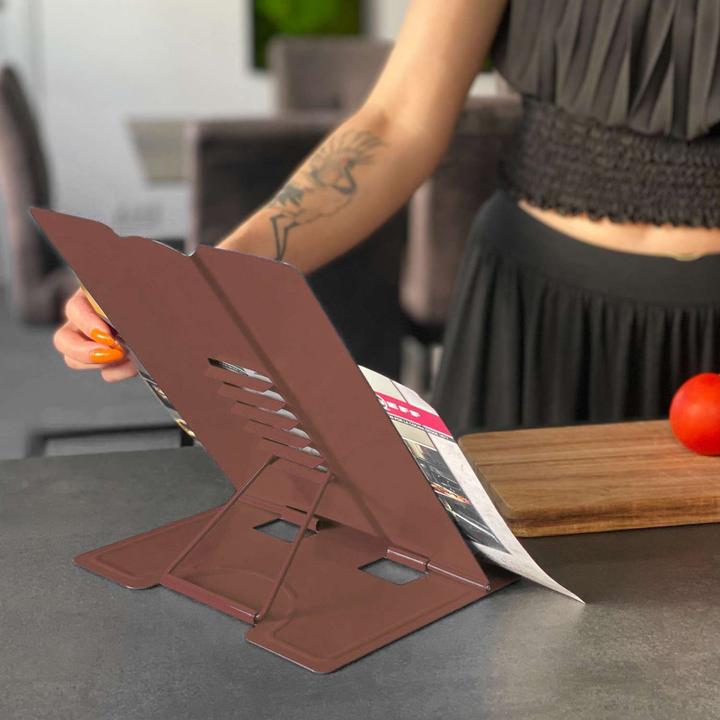 Image du produit Intirilife Support de lecture Support de livre réglable en hauteur pour l'école Bureau Bureau