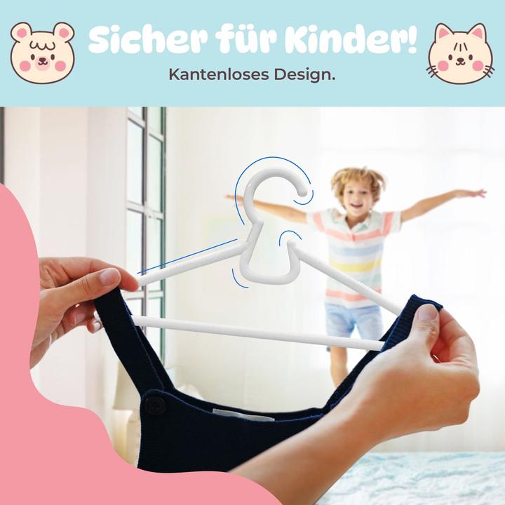 Productafbeelding DecoBella Kleiderbügel für Baby & Kinder (6 x)