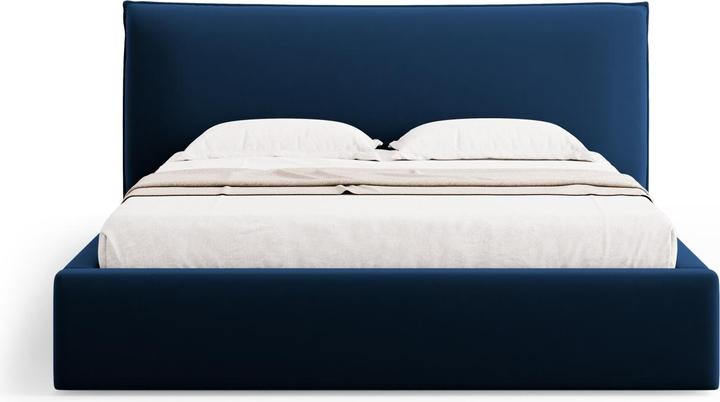 Image du produit Micadoni Lit Coffre en Velours Avec Tête de Lit, "Kaelle", 223x180x111Fabriqué en Europe (140 x 200)