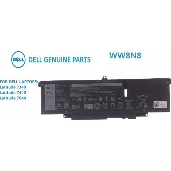 Dell BTRY,PRI,57WHR,3C,LITH,BYD (3 Zellen), Notebook Akku