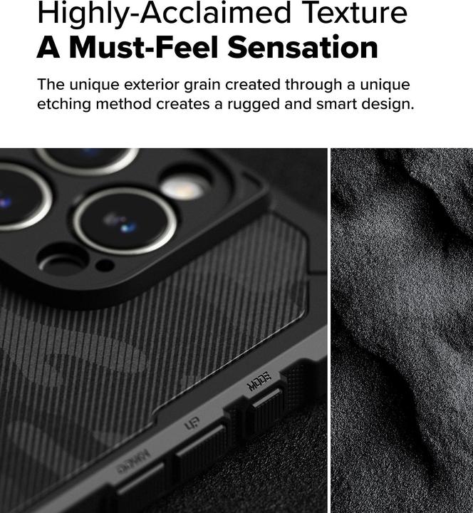 Image du produit Ringke Case for iPhone 16 Pro Max RUGGED GEAR CAMO BLACK (Apple iPhone 16 Pro Max)