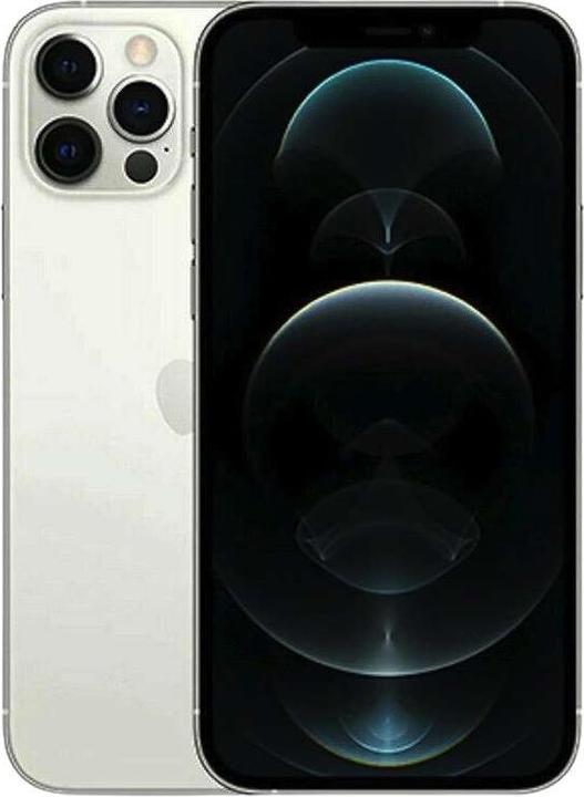 Produktbild Trant.ch iPhone 12 Pro (128 GB, Silver, 6.10", SIM + eSIM, B / Sehr gut)