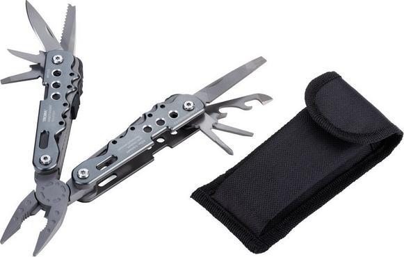 Actual product image Troika ARBEITSGERAT Outil avec 10 fonctions, anodisé, gris mat (10 Functions)