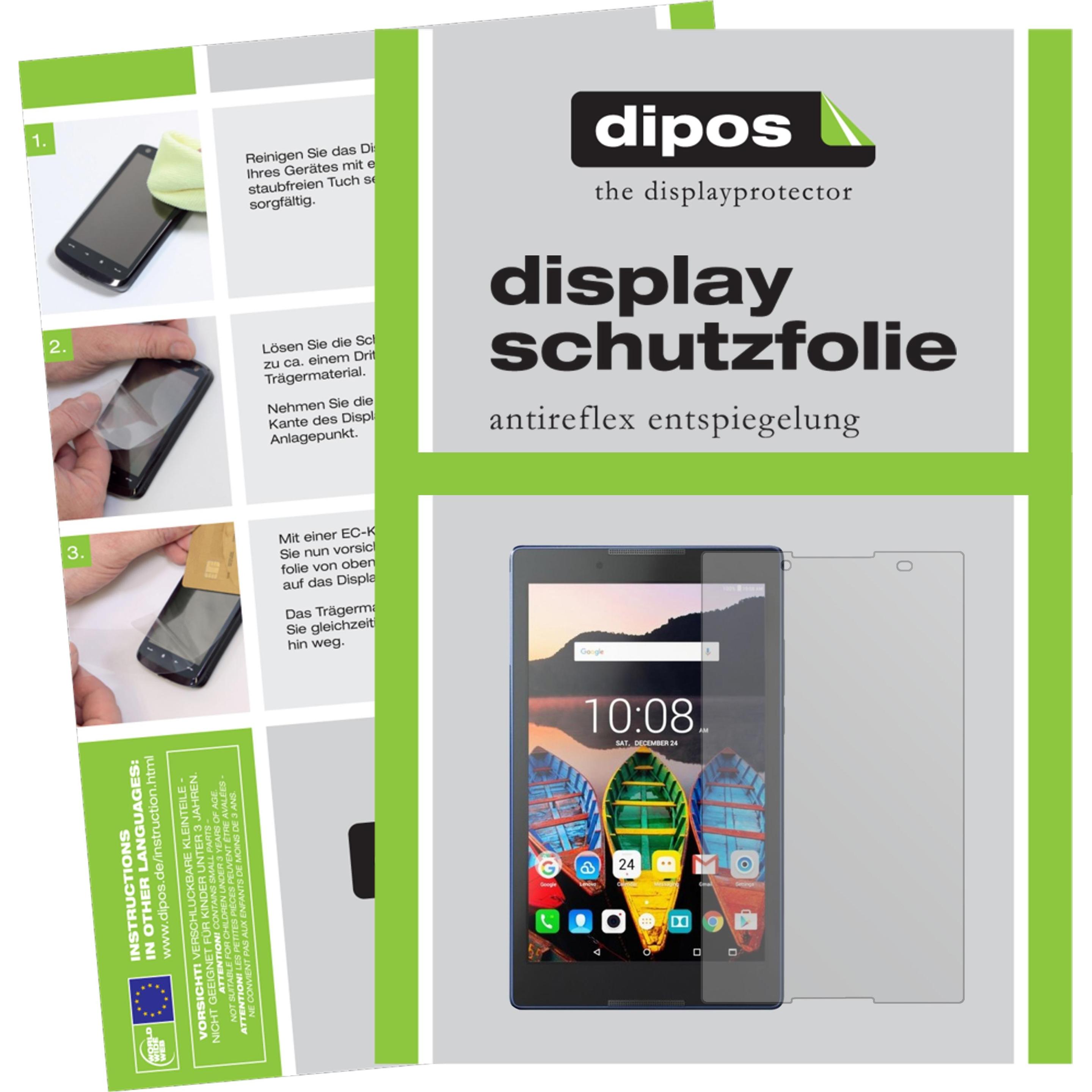 Dipos Displayschutzfolie Antireflex (2 Stück, Lenovo Tab 3 8), Tablet Schutzfolie