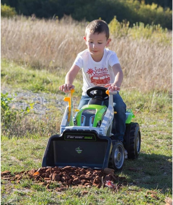 Produktbild Smoby Max Traktor mit Anhänger - Grün