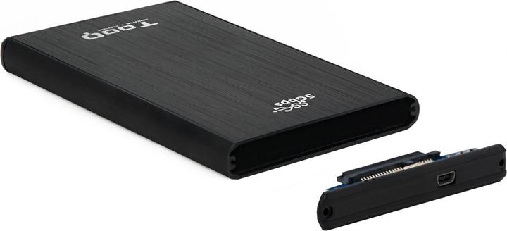 Tooq Technology TQE-2522B Opslagschijfbehuizing HDD-behuizing zwart 2,5" (2.5")