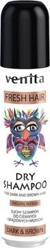 Produktbild Venita VENITA Fresh Hair Dry Shampoo suchy szampon do włosów Dark & Brown 75ml (75 ml, Flüssiges Shampoo)