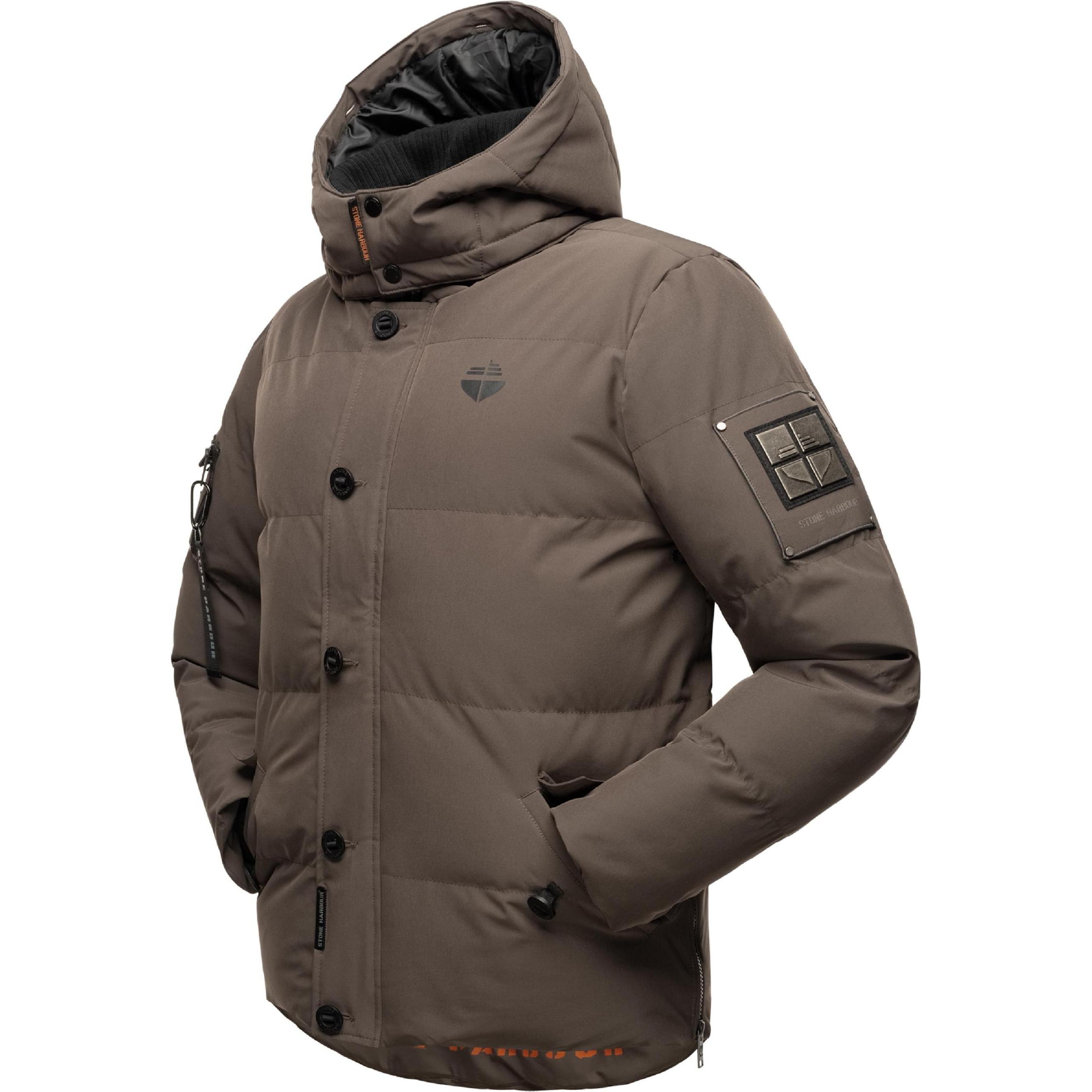 Thumbnail - Stone Harbour, Herren, Jacke, Halvaar (L), Grau, L
