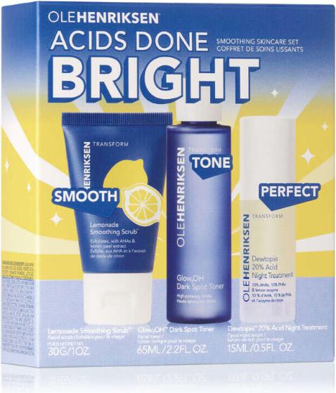 Actual product image Ole Henriksen Acids Done Bright Smoothing Skincare Set 110 ml (Facial care set)