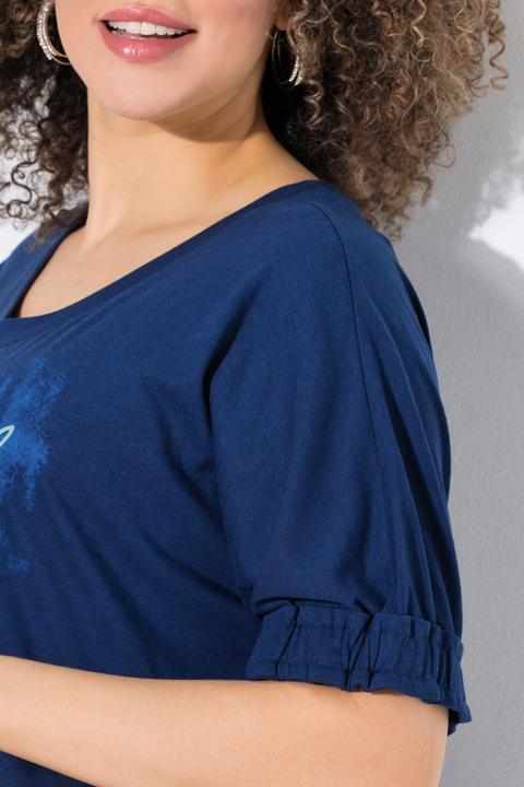 Produktbild Ulla Popken T-Shirt, Portugal, Oversized, Rundhals, Halbarm (62)