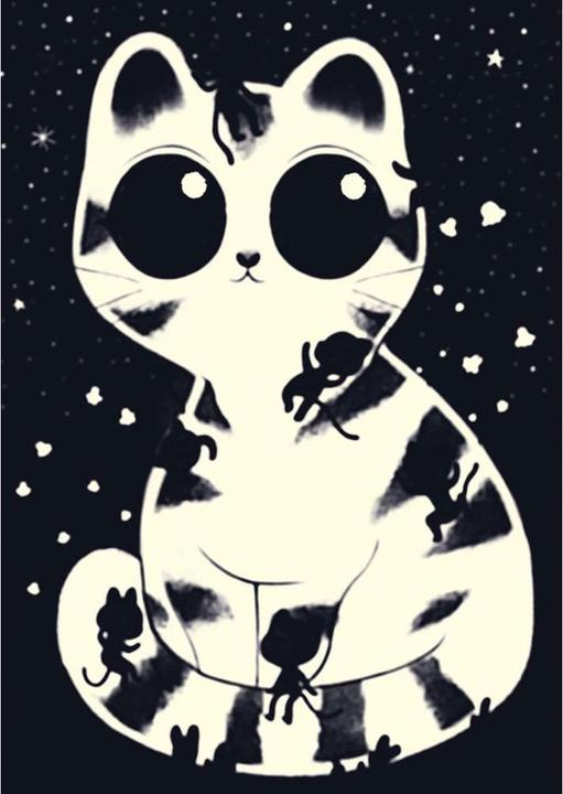 Immagine prodotto Djeco Puzzle Wizzy Cat 50 pezzi (50 pezzi)