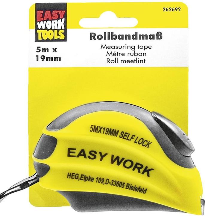 Actual product image Easy Work Rolling tape measure (5 m)