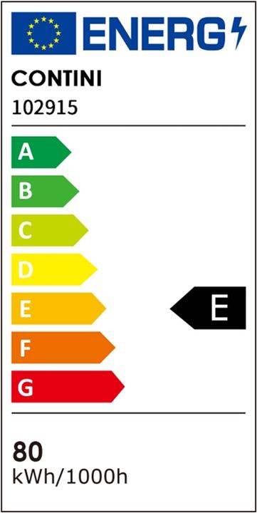 Label énergétique Contini Lampadaire de bureau LED à intensité variable (4600 lm)