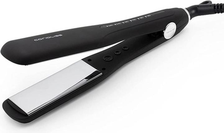 Image du produit Corioliss Fer à friser professionnel en titane large à température réglable Noir Soft Touch (Fer plat)