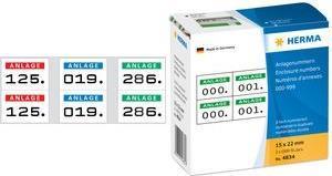 Produktbild HERMA Anlagenummern