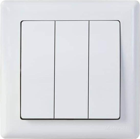 Produktbild Mutlusan Daria 3-fach Schalter Weiss