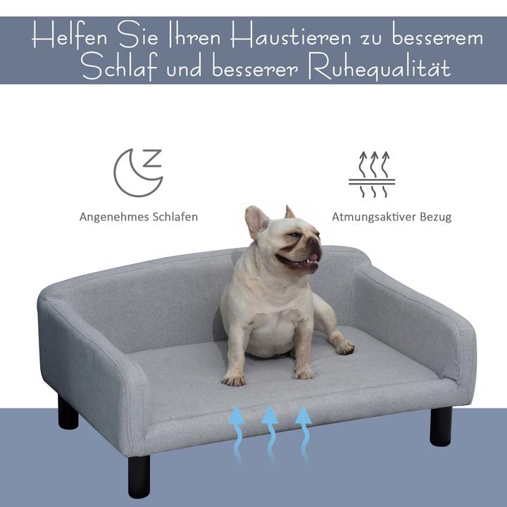 Image du produit PawHut Canapé pour chien recouvert d'un tissu moelleux (Chien)
