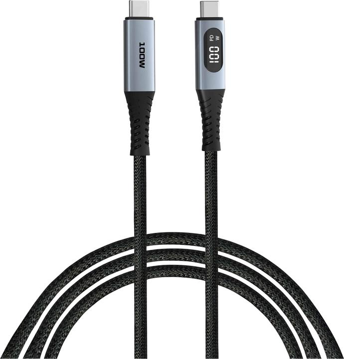 Actual product image Verbatim Sync & Charge USB C to USB C 100W Display 120 cm (1.20 m, USB 2.0, 100 W)