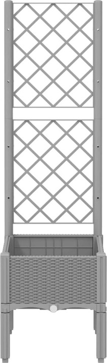 Actual product image VidaXL Planter with trellis PP