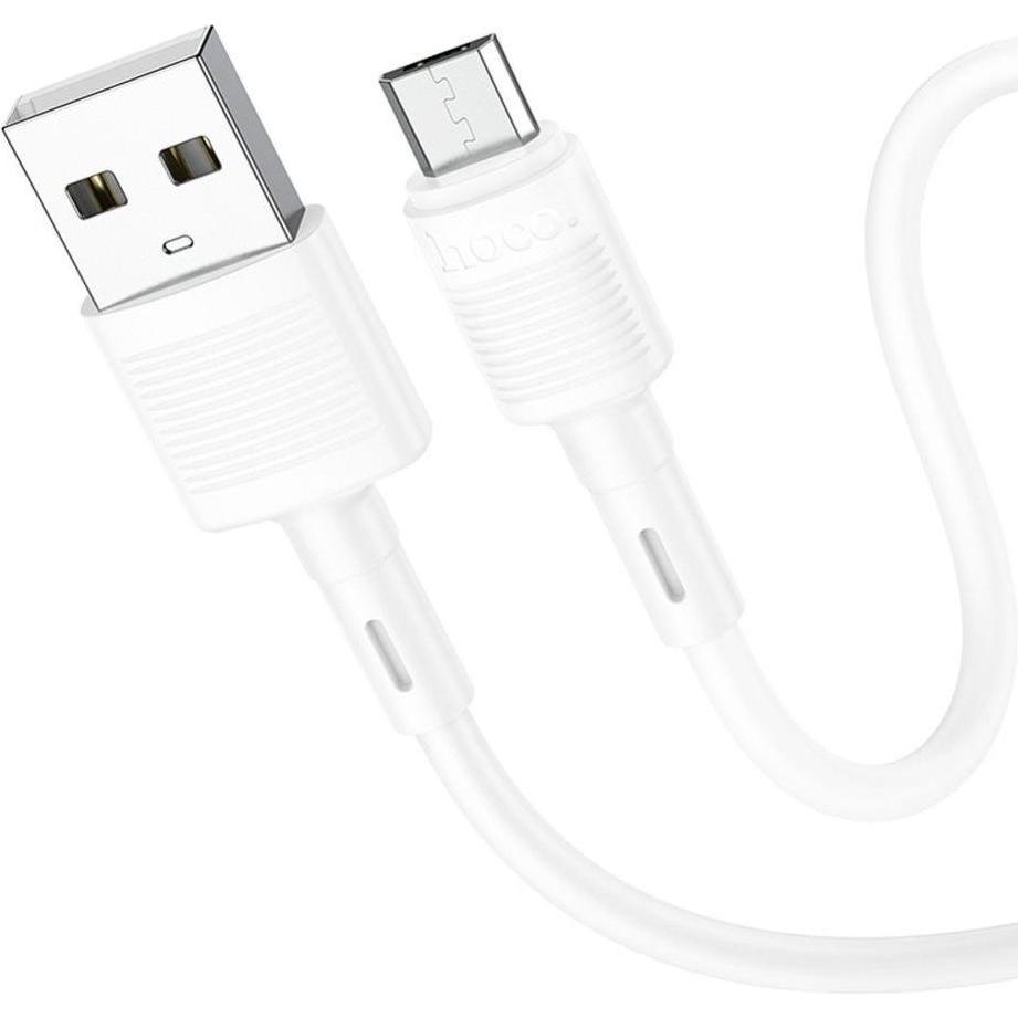Hoco USB-A to microUSB Kabel X83 Victory, Weiss (1 m, USB 2.0, 18 W), Cavo USB