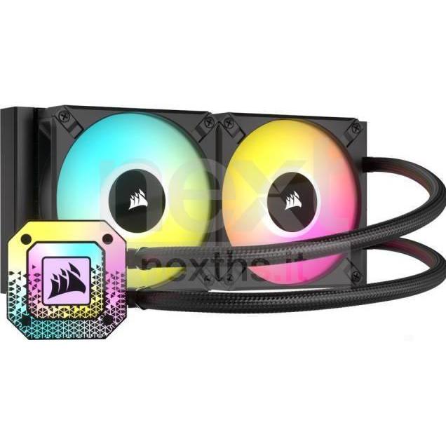 Corsair H100i Elite Lcd, Raffreddamento ad acqua CPU