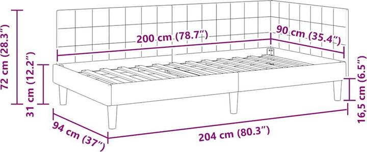 Image du produit vidaXL Bettgestell