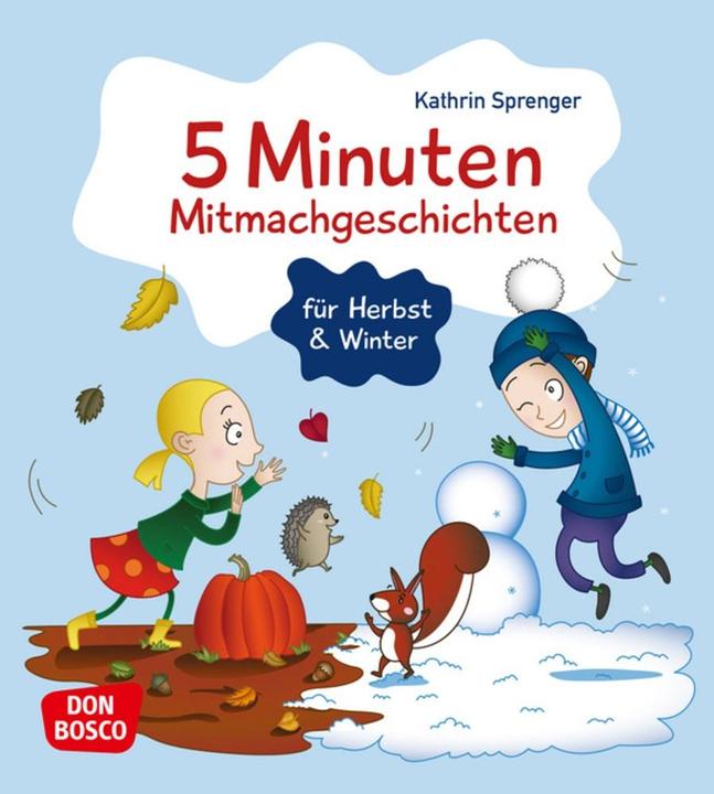 Image du produit 5 Minuten Mitmachgeschichten für Herbst und Winter (Allemand, Kathrin Sprenger, 2019)