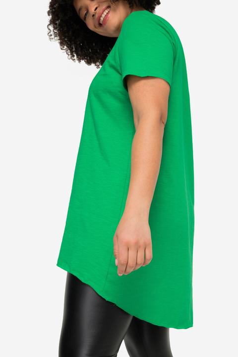 Image du produit Angel of Style T-shirt long à col rond, manches courtes et ourlet arrondi (42)
