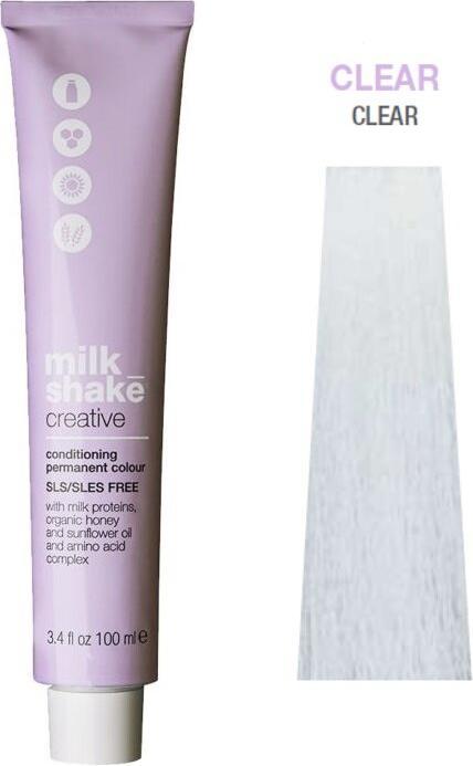 Milk_Shake Milk Shake, Creative, SLS/SLES-Free, Permanent Hair Dye, Clear, 100 ml