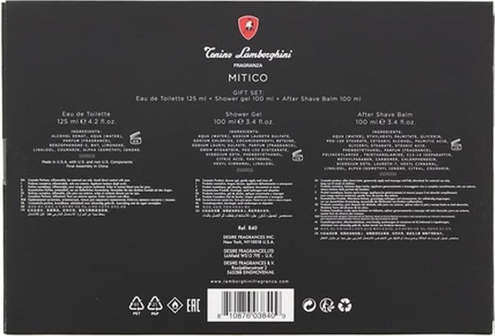 Immagine prodotto Tonino Lamborghini Set Mitico Edt 125Ml +b 100Ml + 100Ml (Set di profumi)