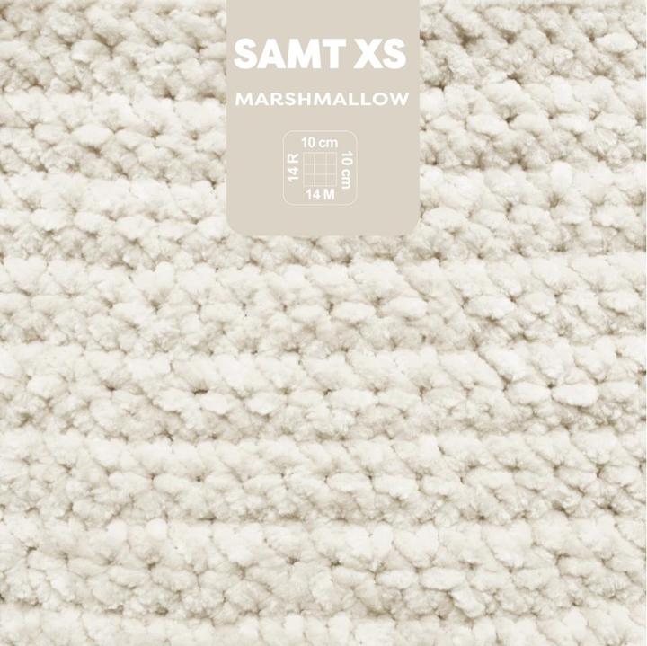 Produktbild Myboshi Wolle Chenille Samt, Marshmallow (90 m)