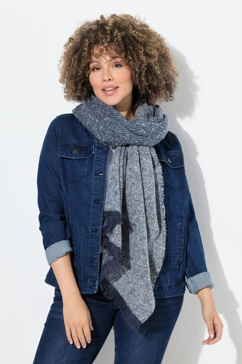 Immagine prodotto Ulla Popken Sciarpa di maglia mélange con frange