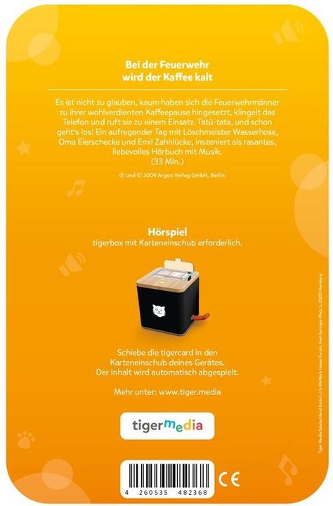 Image du produit Tigermedia A la caserne des pompiers, le café se refroidit (Allemand)