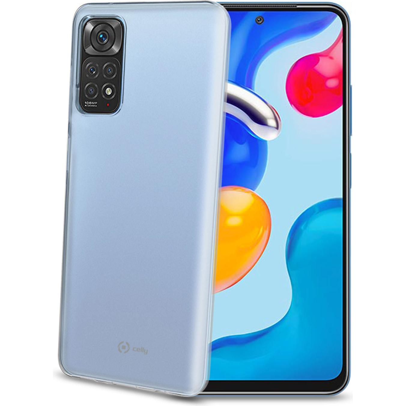 Celly Trasparente Gelskin Custodia Per Cellulare 16,3 Cm (6.43') Custodia Sottile (Xiaomi Redmi Note 11, Xiaomi Redmi Note 11S), Cover Smartphone,