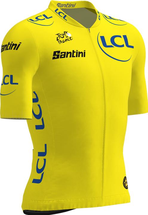 Image du produit Santini Kurzarmtrikot TDF LEADER PROFI Herren (XL)