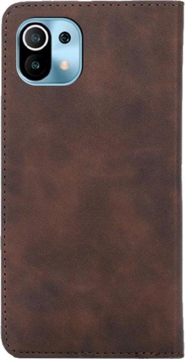 Produktbild Cover-Discount Xiaomi Mi 11 - Stand Flip Case Hülle dunkelbraun (Xiaomi Mi 11)