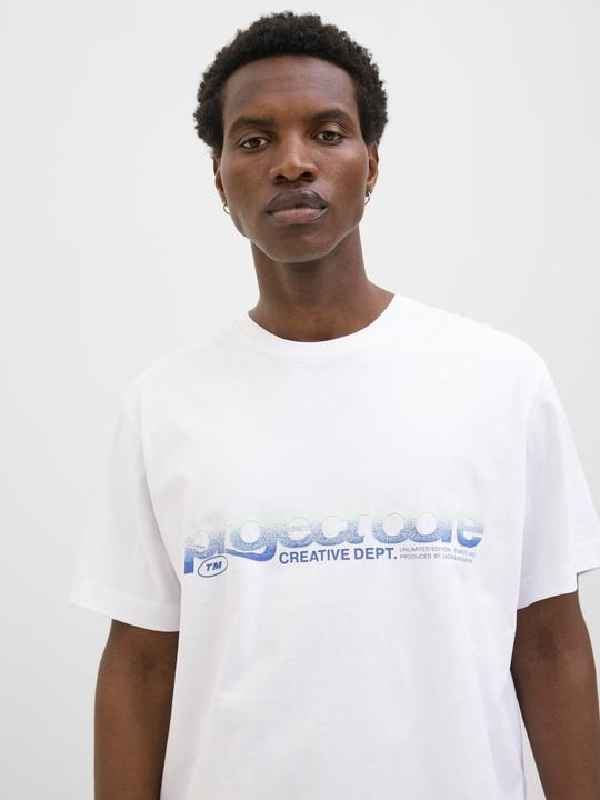 Actual product image Jack & Jones Gedruckt Rundhalsausschnitt T-shirt T-shirt (M)
