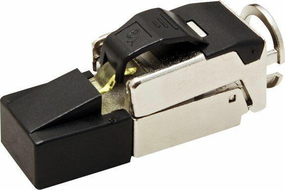 Actual product image Roline Network connection - RJ-45 (M) - STP - CAT 6a - Silver (Network cable plug)