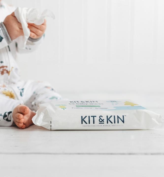 Produktbild Kit & Kin Wipes (60 Stück)